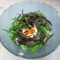 あっこ姉's cooksnap of when they made 水菜と長いもの和風カルボナーラサラダ.