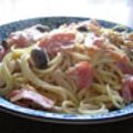 iris1002's cooksnap of when they made きのことベーコンのクリームパスタ.