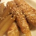 おぶぅ。's cooksnap of when they made 超かんたん♡ヤーコンの豚肉巻き巻き～♪.