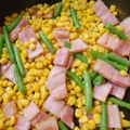 knmsk's cooksnap of when they made お弁当のおかず☆インゲンとコーンの炒め物.