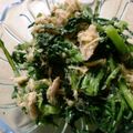 maruru-nn's cooksnap of when they made 春菊のツナ味噌和え。.