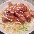 ♪♪まぁ〜ちゃん♪♪'s cooksnap of when they made 鶏からオニオンマリネの白菜サラダ　.