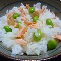 いずみるく's cooksnap of when they made 夏にピッタリ☆鮭と枝豆の洋風混ぜご飯.