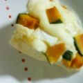 しょくぱんｈｏｎｅｙ's cooksnap of when they made レンジで簡単！かぼちゃ入りチーズ蒸しパン.