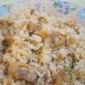 勇気凛りん岸田夕子's cooksnap of when they made 大葉にんにく醤油で☆めちゃウマあさり飯.