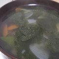 fu♪♪'s cooksnap of when they made 簡単♪長ねぎとしいたけの焼き海苔スープ.
