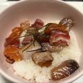 aaikoo's cooksnap of when they made 【使いきり】余ったお刺身で『づけ丼』.