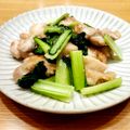 かなりんココりん's cooksnap of when they made 小松菜と鶏もも肉のシャンタン炒め.