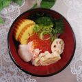 クックHG9V8Y☆'s cooksnap of when they made お刺身のっけ丼.