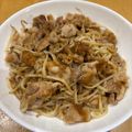 ママメイン！時々子供's cooksnap of when they made モヤシもうまうま♪豚の簡単しょうが焼き.