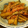＊ちぃ＊。's cooksnap of when they made ごぼうとさつまいもの甘辛炒め.