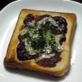 亜久里's cooksnap of when they made 黒豚みそチーズトースト（青のり仕立て☆）.