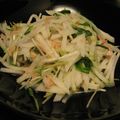 akiko7o's cooksnap of when they made 辛味大根と水菜の炒め物.