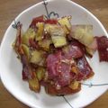 なつとん１００'s cooksnap of when they made サツマイモの皮deきんぴら（ピリ辛味）.