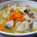 ちゅーめい's cooksnap of when they made 野菜た～っぷり！体があたたまる「ほうとう」.
