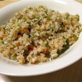 mcc5646's cooksnap of when they made 大根葉と鮭の和風チャーハン.
