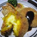 たぁじぃ's cooksnap of when they made クリームチーズinかぼちゃコロッケ.