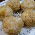 ヌーシ's cooksnap of when they made 息子とﾗﾝﾁ〜焼きおにぎり〜.