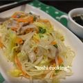 toshi♫'s cooksnap of when they made 葱が2本食べられる～葱塩焼きそば.
