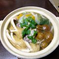 いなかの蕎麦屋's cooksnap of when they made きのこ入り鍋焼きうどん！.