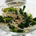 由衣♪'s cooksnap of when they made もやしとほうれん草の和え物★.