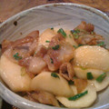 umetema's cooksnap of when they made カブと豚肉のこっくり炒め.
