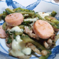 もるみん's cooksnap of when they made ゴーヤとおかかのチーズ焼き③.