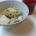 きリにャん☆'s cooksnap of when they made 温まる☆白菜と生姜の中華スープ.