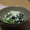 kikikko's cooksnap of when they made 小松菜の白あえ.
