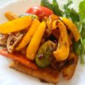 GAGA丸's cooksnap of when they made ナスと大根のテンメンジャン炒め.