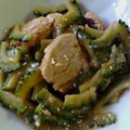 olive-tree's cooksnap of when they made 豚ヒレ肉とゴーヤのオイスター炒め.