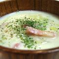 bibiusachan's cooksnap of when they made 白菜とベーコンのソイミルクスープ♪.