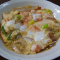 ヌーシ's cooksnap of when they made 海老とさつま揚げと葱の卵とじ.