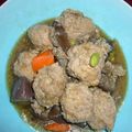 accoo's cooksnap of when they made がんも・つくね・ナスの煮物.