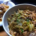 ちばとど's cooksnap of when they made ネギだく! 豚バラごぼうのゴマみそ鍋.