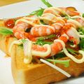 腹の上のポニョポニョ's cooksnap of when they made 米パンで♡シャキシャキ水菜の生春巻き風.