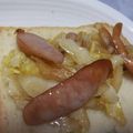 きらり流れ星's cooksnap of when they made 白菜とウインナーのバターソテー.