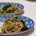 初心者はな's cooksnap of when they made ほうれん草とえのきのおひたし.