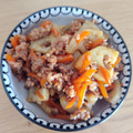 さんごりあす's cooksnap of when they made 定番美味しい！蓮根と豚ひき肉のきんぴら.