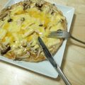 クラヤマ's cooksnap of when they made フライパンでおもちピザ☆ねぎ味噌☆.