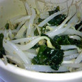 のーべる's cooksnap of when they made ★もやしとﾜｶﾒのｺﾞﾏぽん酢和え★.