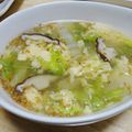 chocotama's cooksnap of when they made 白菜としいたけの卵スープｂｙウェイパァー.