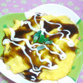 ‐綾子‐'s cooksnap of when they made もやしと卵で簡単お好み焼き風.