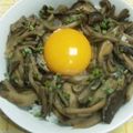 ザユミ's cooksnap of when they made 簡単♪いい香り♪きのこ丼.