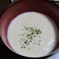 ゆりYO船長's cooksnap of when they made 夏には　豆腐のビシソワーズ　冷製スープ　.