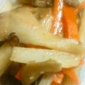 熊人すみこ's cooksnap of when they made 牛肉と舞茸のきんぴらふう.