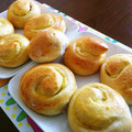 さくらごはん。's cooksnap of when they made お正月の残り物で♪栗きんとんパン.