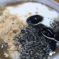 ユーロン's cooksnap of when they made 和＊黒豆きなごまヨーグルト＊.