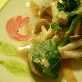 ﾈｺ0440's cooksnap of when they made 菜の花としめじのお浸し（味付け：昆布茶）.