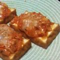 raipoo's cooksnap of when they made 厚揚げのキムチチーズ田楽.